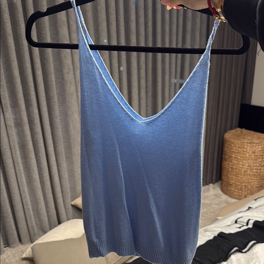 Sparkly Blue Women's Top